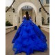 Detachable Blue Quince Dresses Lace Appliques Vestidos De 15 Anos Sweetheart Neck 2024 Instagram Gowns Birthday Party Dress