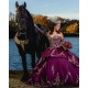 Detachable Purple Quince Dresses Off Shoulder Vestidos De 15 Anos Sweetheart Neck Birthday Party Dress Lace Appliques 2024 Instagram Gowns