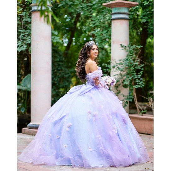 Instagram Vestidos De 15 Anos Sweetheart Neck Lilac Quinceanera Dress Off Shoulder Women 2024 Ball Gown