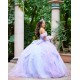 Instagram Vestidos De 15 Anos Sweetheart Neck Lilac Quinceanera Dress Off Shoulder Women 2024 Ball Gown