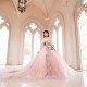 Off Shoulder Pink Quince Dress Sweetheart Neck Vestidos De 15 Anos Sequin Birthday Party Dress