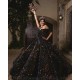 Sequin Black Quince Dress Off Shoulder Vestidos De 15 Anos Sweetheart Neck Instagram Gowns Birthday Party Dress