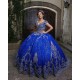 Sequin Blue Quince Dress Off Shoulder Vestidos De 15 Anos Sweetheart Neck Instagram Gowns Lace Appliques Birthday Party Dress