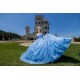 Sequin Sky Blue Quinceanera Dress Lace Appliques Sweet 15 Gowns Off Shoulder Vestidos De 15 Anos Sweetheart  Neck 2024 Instagram Gowns