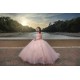 Short Sleeve Instagram Gowns Pink Quince Dress Vestidos De 15 Anos Lace Appliques Sweetheart Neck Birthday Party Dresses