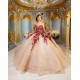 Sleeveless Champagne Quince Dresses Sweetheart Neck Vestidos De 15 Anos Birthday Party Dress Lace Appliques 2024 Instagram Gowns