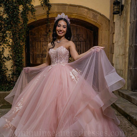 Sleeveless Pink Quince Dresses Vestidos De 15 Anos Sweetheart Neck Birthday Party Dress Lace Appliques 2024 Instagram Gowns