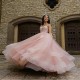 Sleeveless Pink Quince Dresses Vestidos De 15 Anos Sweetheart Neck Birthday Party Dress Lace Appliques 2024 Instagram Gowns