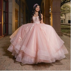 Sleeveless Pink Quince Dresses Vestidos De 15 Anos Sweetheart Neck Birthday Party Dress Lace Appliques 2024 Instagram Gowns