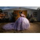 Spaghetti Strap Lilac Quinceanera Dress Sweetheart Neck Sweet 15 Gowns Lace Appliques Vestidos De 15 Anos Sleeveless 2024 Instagram Gowns