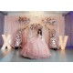 Sweetheart Neck Pink Quinceanera Dress 3D Flowers Sweet 15 Gowns Off Shoulder 2024 Instagram Gowns Vestidos De 15 Anos