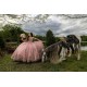 Sweetheart Neck Pink Quinceanera Dress Off Shoulder Sweet 15 Gowns Lace Appliques Vestidos De 15 Anos 2024 Instagram Gowns