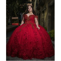 V Neck Off Shoulder Red Quince Dresses Vestidos De 15 Anos Birthday Party Dress Lace Appliques 2024 Instagram Gowns