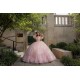 Vestidos De 15 Anos Pink Quinceanera Dress Sweetheart Neck Sweet 15 Gowns Lace Appliques Off Shoulder 2024 Instagram Gowns