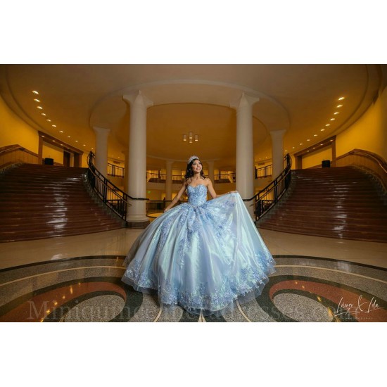 Vestidos De 15 Anos Sky Blue Quinceanera Dress Sweetheart Neck Sweet 15 Gowns Lace Appliques Sleeveless 2024 Instagram Gowns