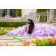 Off Shoulder Lilac Quince Dress Sweetheart Neck Instagram Gowns Sequin Birthday Party Dresses Vestidos De 15 Anos With 3D Flowers