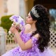 Off Shoulder Lilac Quince Dress Sweetheart Neck Instagram Gowns Sequin Birthday Party Dresses Vestidos De 15 Anos With 3D Flowers