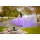 Off Shoulder Lilac Quince Dress Sweetheart Neck Instagram Gowns Sequin Birthday Party Dresses Vestidos De 15 Anos With 3D Flowers