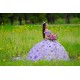 Off Shoulder Lilac Quince Dress Vestidos De 15 Anos Sweetheart Neck Instagram Gowns Birthday Party Dresses With 3D Flowers