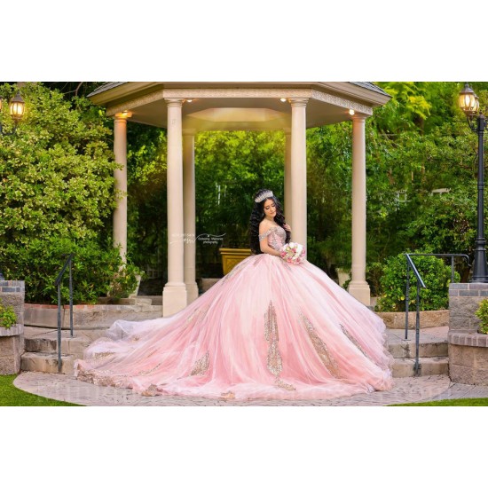 Off Shoulder Pink Quince Dress Sweetheart Neck Instagram Gowns Birthday Party Dresses Lace Appliques Vestidos De 15 Anos