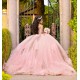 Off Shoulder Pink Quince Dress Sweetheart Neck Instagram Gowns Birthday Party Dresses Lace Appliques Vestidos De 15 Anos