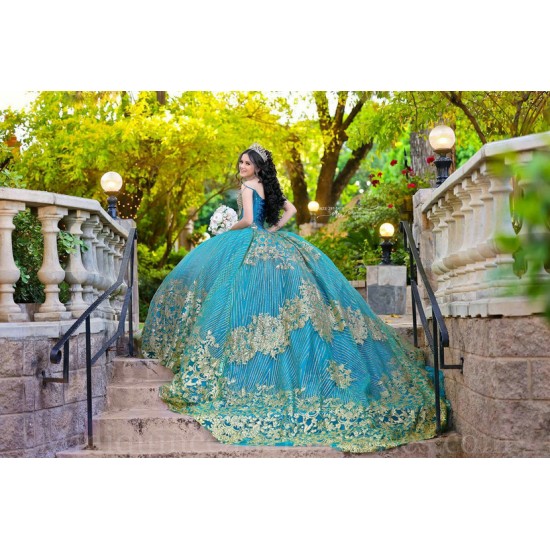 Sleeveless Emerald Green Quince Dress Vestidos De 15 Anos Lace Appliques V  Neck Instagram Gowns Birthday Party Dresses