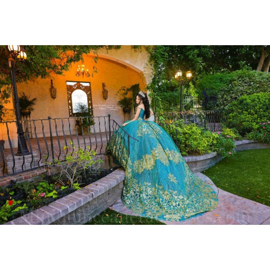 Sleeveless Emerald Green Quince Dress Vestidos De 15 Anos Lace Appliques V  Neck Instagram Gowns Birthday Party Dresses