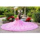 Tiered Pink Quince Dress Birthday Party Dresses Sweetheart Neck Vestidos De 15 Anos Off Shoulder Instagram Gowns With 3D Flowers