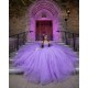 Lace Appliques Instagram Gowns Lilac Quince Dress Sweetheart Neck Girl Birthday Party Gown Off Shoulder Vestidos De 15 Anos