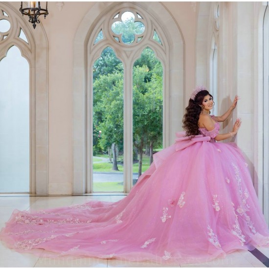 Lilac Quinceanera Dress Sweetheart Neck Birthday Party Dresses Lace Appliques Off Shoulder Vestidos De 15 Anos With Bow