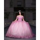 Off Shoulder Lilac Quinceanera Dress Sweetheart Neck Sweet 15 Gowns Lace Appliques Wear Pageant Sequin 2024 Ball Gown Princess Dresses