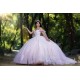 Sweetheart Neck Pink Quinceanera Dress Off Shoulder Sweet 15 Gowns Wear Pageant Lace Appliques 2024 Ball Gown Princess Dresses