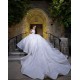 Off The Shoulder White Quince Dress Lace Appliques Women 2024 Ball Gown Pearl Sequin Vestidos De 15 Anos