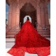 Red Quince Dress Off Shoulder Wear Pageant Sequin Girl Birthday Party Gowns Beading Vestidos De 15 Anos With Bow