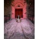 Rose Gold Quinceanera Dress Off Shoulder Sweet 15 Gowns Lace Appliques Wear Pageant Sweetheart Neck 2024 Ball Gown Princess Dresses With Bow