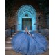 Sequin Sky Blue Quince Dress Off Shoulder Birthday Party Gowns Sweetheart Neck Vestidos De 15 Anos