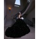 Sleeveless Black Quinceanera Dress Sweetheart Neck Sweet 15 Gowns Wear Pageant Sequin 2024 Ball Gown Princess Dresses