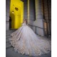 Sleeveless Champagne Quinceanera Dress Sweetheart Neck Sweet 15 Gowns Wear Pageant 3D Flowers 2024 Ball Gown Princess Dresses