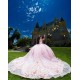 Sleeveless Pink Quinceanera Dress Sweetheart Neck Sweet 15 Gowns 3D Flowers Wear Pageant Sequin 2024 Ball Gown Princess Dresses