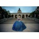 Off Shoulder Sweet 15 Gowns Navy Blue Quinceanera Dress Lace Appliques Wear Pageant Sweetheart Neck 2024 Ball Gown Princess Dresses