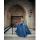 Off Shoulder Sweet 15 Gowns Navy Blue Quinceanera Dress Lace Appliques Wear Pageant Sweetheart Neck 2024 Ball Gown Princess Dresses