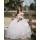 Sweet 15 Gowns Pink Quinceanera Dress 3D Flowers Off Shoulder Wear Pageant Sweetheart Neck 2024 Ball Gown Princess Dresses