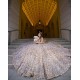 Sweetheart Neck Champagne Quinceanera Dress Sequin Wear Pageant 2024 Ball Gown Princess Dresses Sleeveless Sweet 15 Gowns