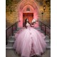 Sweetheart Neck Pink Quinceanera Dress Wear Pageant Lace Appliques 2024 Ball Gown Princess Dresses Off Shoulder Sweet 15 Gowns