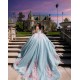 Sweetheart Neck Quince Dress Aqua Vestidos De 15 Anos Lace Appliques Women 2024 Ball Gown Off The Shoulder Birthday Party Dresses