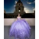 Sweetheart Neck Sweet 15 Gowns Lavende Quinceanera Dress 3D Flowers Wear Pageant Off Shoulder 2024 Ball Gown Princess Dresses