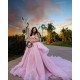 Sweetheart Neck Sweet 15 Gowns Pink Quinceanera Dress Off Shoulder Wear Pageant Sequin Pearl 2024 Ball Gown Princess Dresses