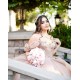 Champagne Quince Dress Off Shoulder Sweet 15 Gowns Lace Appliques Sweetheart Neck Vestidos De 15 Anos