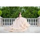 Champagne Quince Dress Off Shoulder Sweet 15 Gowns Lace Appliques Sweetheart Neck Vestidos De 15 Anos