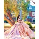 Off Shoulder Quince Dress Rose Gold Vestidos De 15 Anos Sweetheart Neck Birthday Party Dress With Bow